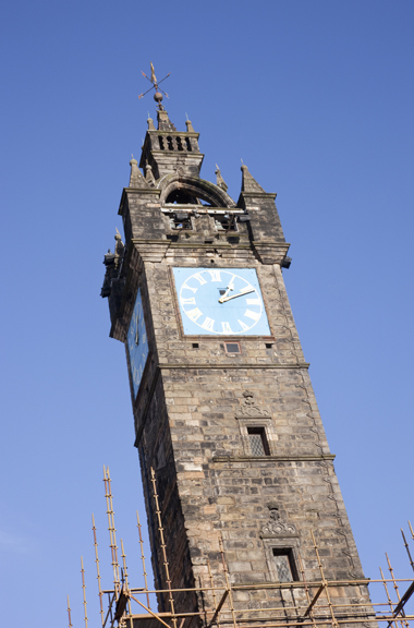 Detail of the Tolbooth steeple 